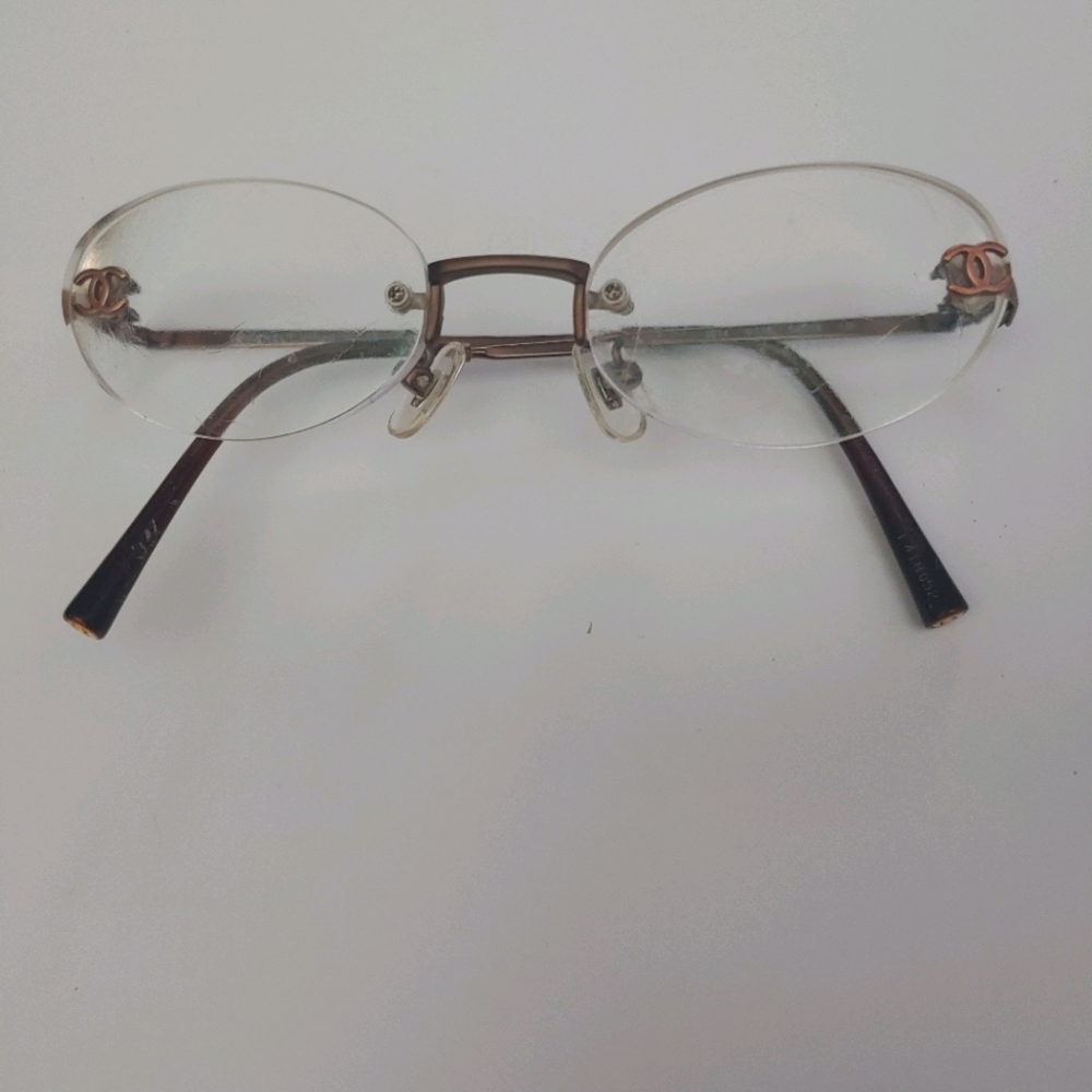 Vintage Chanel prescription glasses 3-piece mount - Picture 2 of 15